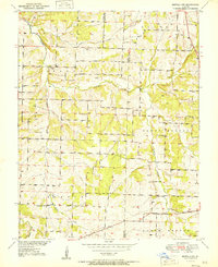 Buffalo NW 1951 topographic map thumbnail