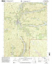 Bunker 1999 topographic map thumbnail