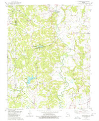 Burfordville 1980 topographic map thumbnail