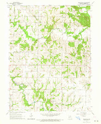 Burksville 1964 topographic map thumbnail