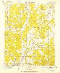 Cabool NE 1951 topographic map thumbnail