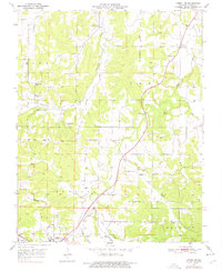 Cabool NE 1951 topographic map thumbnail