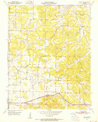 Cabool NW 1951 topographic map preview