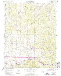 Cabool NW 1951 topographic map thumbnail