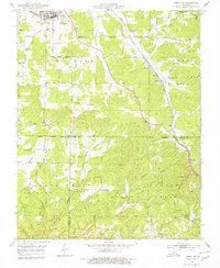 Cabool SE 1951 topographic map thumbnail