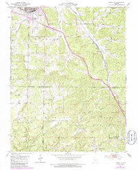 Cabool SE 1951 topographic map thumbnail