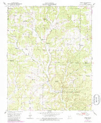 Cabool SW 1950 topographic map thumbnail