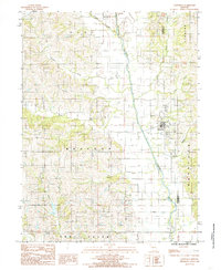 Cainsville 1984 topographic map thumbnail