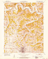 California North 1952 topographic map thumbnail