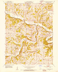 California South 1951 topographic map thumbnail