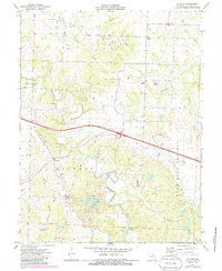 Calwood 1973 topographic map preview