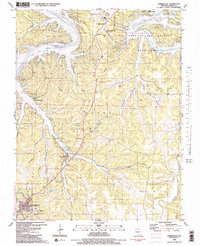 Camdenton 1983 topographic map thumbnail