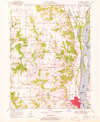 Canton 1950 topographic map thumbnail