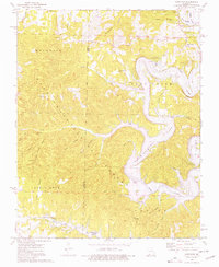 Cape Fair 1974 topographic map thumbnail