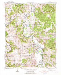 Caplinger Mills 1939 topographic map thumbnail