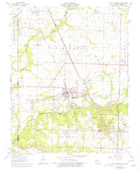 Carl Junction 1963 topographic map thumbnail
