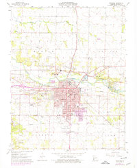 Carthage 1963 topographic map preview