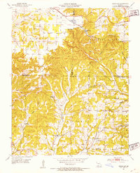 Cedar Gap 1951 topographic map preview