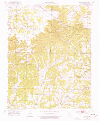 Cedar Gap 1951 topographic map thumbnail