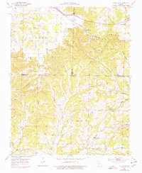 Cedar Gap 1951 topographic map preview