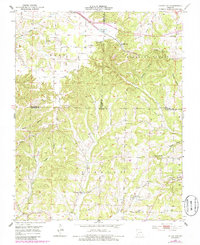 Cedar Gap 1951 topographic map preview