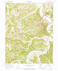 Cedar Hill 1954 topographic map thumbnail