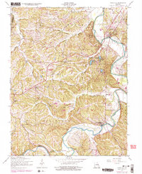 Cedar Hill 1954 topographic map thumbnail