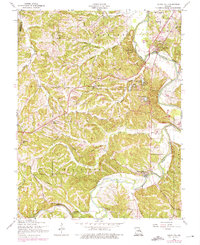 Cedar Hill 1954 topographic map thumbnail