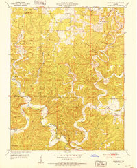Cedargrove 1951 topographic map preview