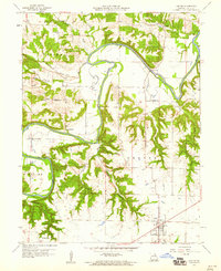 Center 1959 topographic map thumbnail