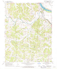 Centertown NW 1969 topographic map thumbnail