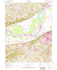 Chesterfield 1954 topographic map thumbnail