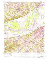Chesterfield 1954 topographic map thumbnail