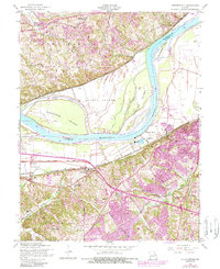 Chesterfield 1954 topographic map thumbnail