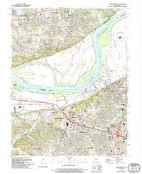Chesterfield 1994 topographic map thumbnail