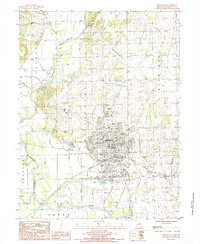 Chillicothe 1984 topographic map thumbnail