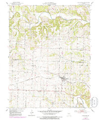 Clarksburg 1952 topographic map thumbnail