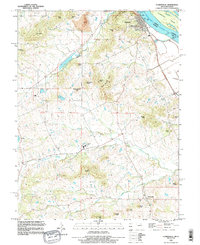 Clarksville 1993 topographic map thumbnail