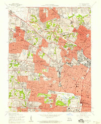 Clayton 1954 topographic map thumbnail