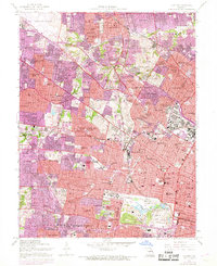Clayton 1954 topographic map thumbnail