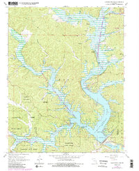 Clearwater Dam 1968 topographic map thumbnail