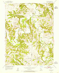 Clifton City 1953 topographic map thumbnail