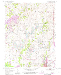 Clinton North 1953 topographic map thumbnail