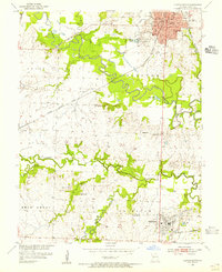 Clinton South 1953 topographic map thumbnail