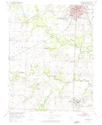 Clinton South 1953 topographic map thumbnail