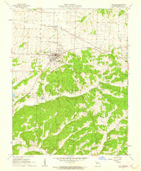 Cole Camp 1961 topographic map thumbnail