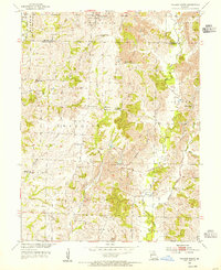 College Mound 1953 topographic map thumbnail