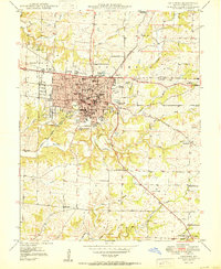 Columbia 1950 topographic map thumbnail