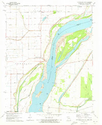 Cottonwood Point 1971 topographic map thumbnail