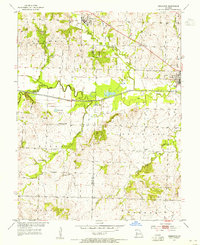 Creighton 1953 topographic map thumbnail